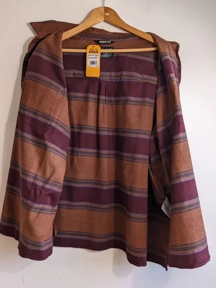 NWT Ladies Carhartt Flannel Shirt Plus Size 2XL Approx 20 22 24 New Rugged Top - Picture 4 of 10